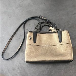 Bronze leather Coach bag